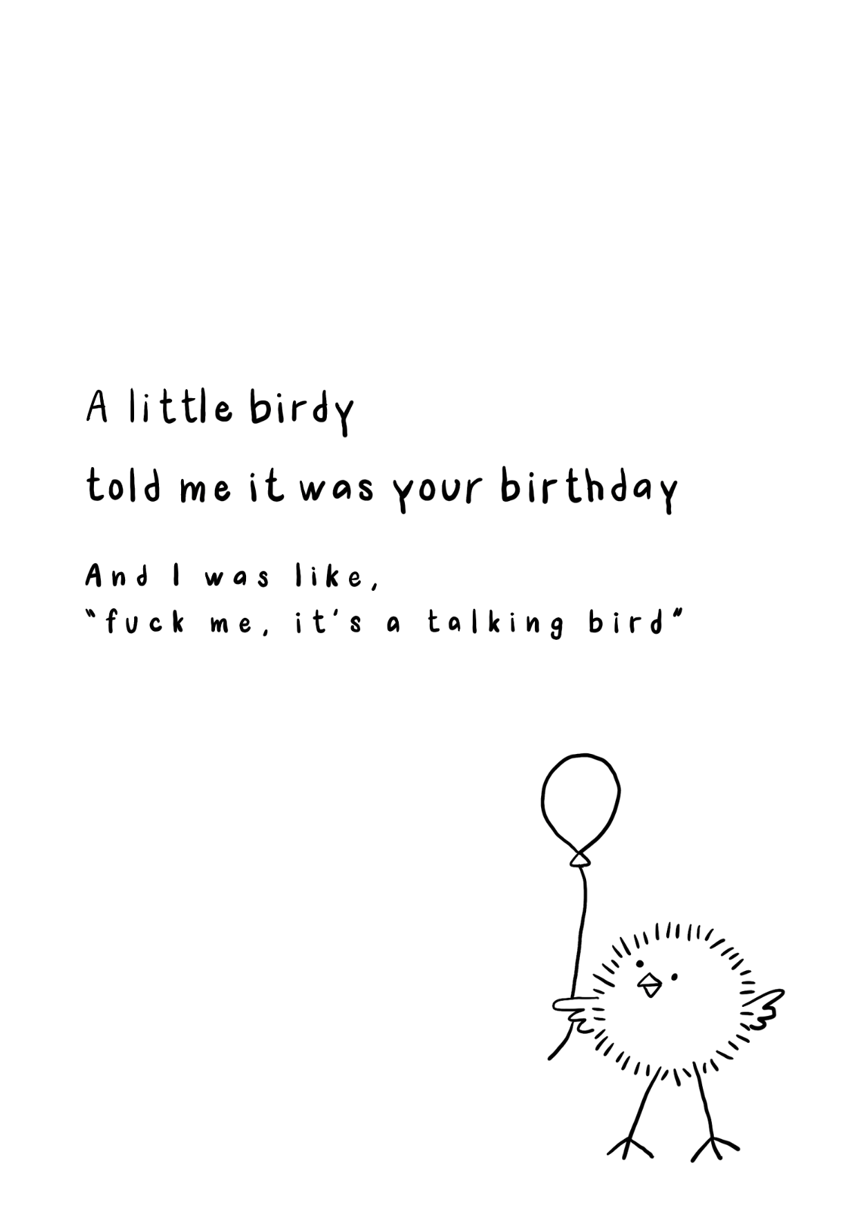 Little birdy birthday
