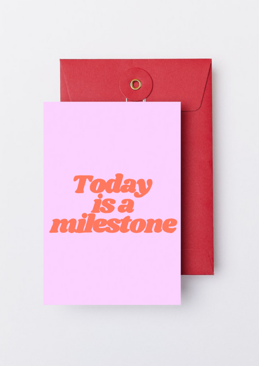 Today Is a Milestone